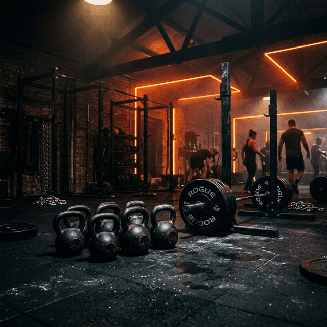 Intense Grid Iron Gym Floor